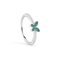 Anello Salvini Donna LIBERA in Oro bianco Smeraldo 0.28 Ct 20104335 - 20104335
